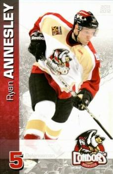 2011-12 Bakersfield Condors (ECHL) #NNO Ryan Annesley Front