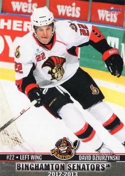 2012-13 Choice Binghamton Senators (AHL) #9 David Dziurzynski Front