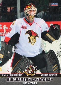 2012-13 Choice Binghamton Senators (AHL) #17 Nathan Lawson Front