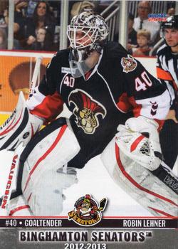 2012-13 Choice Binghamton Senators (AHL) #18 Robin Lehner Front