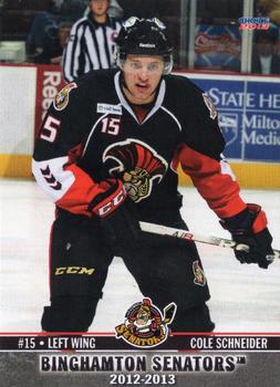 2012-13 Choice Binghamton Senators (AHL) #22 Cole Schneider Front