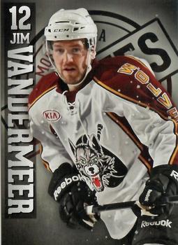 2012-13 Vienna Beef Chicago Wolves (AHL) #8 Jim Vandermeer Front
