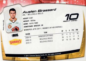 2011-12 Extreme Belleville Bulls (OHL) #7 Austen Brassard Back