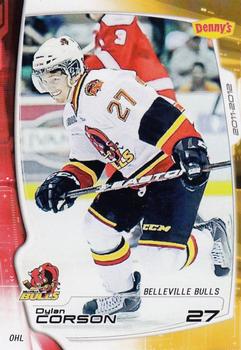 2011-12 Extreme Belleville Bulls (OHL) #18 Dylan Corson Front