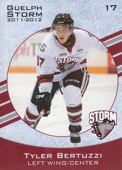 2011-12 M&T Printing Guelph Storm (OHL) #NNO Tyler Bertuzzi Front
