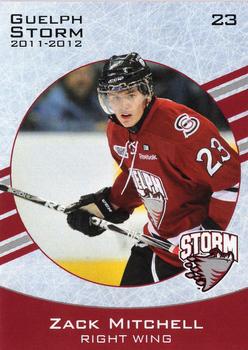 2011-12 M&T Printing Guelph Storm (OHL) #NNO Zack Mitchell Front