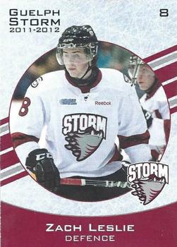 2011-12 M&T Printing Guelph Storm (OHL) #NNO Zac Leslie Front