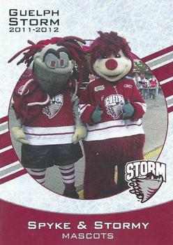 2011-12 M&T Printing Guelph Storm (OHL) #NNO Spyke & Stormy Front