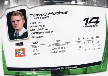 2011-12 Extreme London Knights (OHL) #4 Tommy Hughes Back