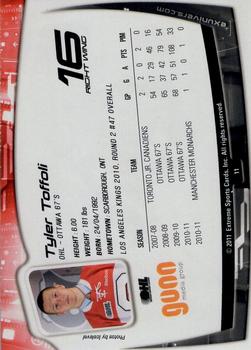 2011-12 Extreme Ottawa 67's (OHL) #11 Tyler Toffoli Back