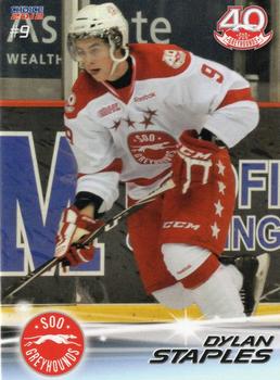 2011-12 Choice Sault Ste. Marie Greyhounds (OHL) #8 Dylan Staples Front