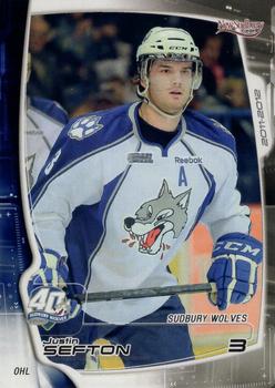 2011-12 Extreme Sudbury Wolves (OHL) #3 Justin Sefton Front