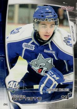 2011-12 Extreme Sudbury Wolves (OHL) #8 Nick Baptiste Front