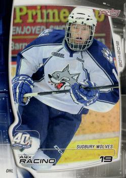 2011-12 Extreme Sudbury Wolves (OHL) #11 Alex Racino Front