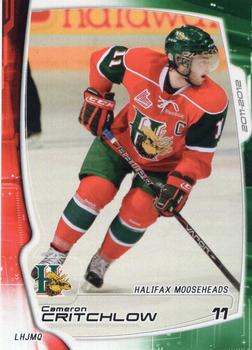 2011-12 Extreme Halifax Mooseheads (QMJHL) #9 Cameron Critchlow Front