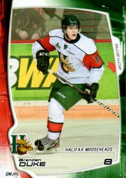 2011-12 Extreme Halifax Mooseheads (QMJHL) #25 Brendan Duke Front