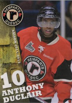 2011-12 Imaginaire.com Quebec Remparts (QMJHL) #NNO Anthony Duclair Front
