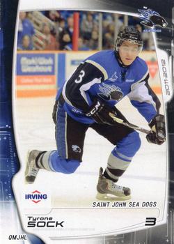 2011-12 Extreme Saint John Sea Dogs (QMJHL) #1 Tyrone Sock Front