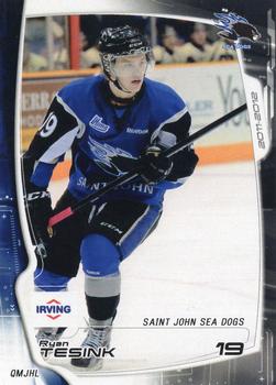 2011-12 Extreme Saint John Sea Dogs (QMJHL) #12 Ryan Tesink Front