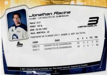 2011-12 Extreme Shawinigan Cataractes (QMJHL) #2 Jonathan Racine Back