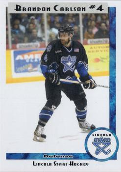 2011-12 Lincoln Stars (USHL) #30 Brandon Carlson Front