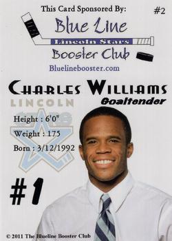 2011-12 Lincoln Stars (USHL) #2 Charles Williams Back