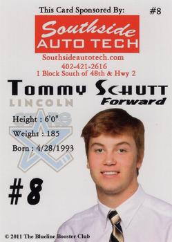 2011-12 Lincoln Stars (USHL) #8 Tommy Schutt Back