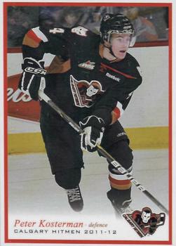 2011-12 Calgary Hitmen (WHL) Booster Club #NNO Peter Kosterman Front