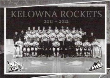 2011-12 Kelowna Rockets (WHL) #NNO Header Card Back