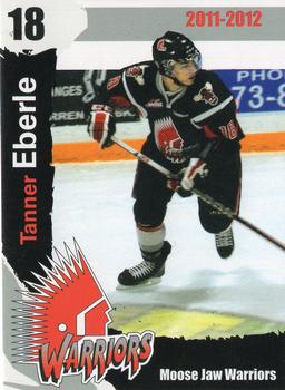 2011-12 Moose Jaw Warriors (WHL) #17 Tanner Eberle Front