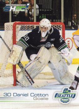 2011-12 Booster Club Seattle Thunderbirds (WHL) #3 Daniel Cotton Front
