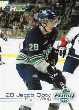 2011-12 Booster Club Seattle Thunderbirds (WHL) #5 Jacob Doty Front