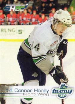 2011-12 Booster Club Seattle Thunderbirds (WHL) #15 Connor Honey Front