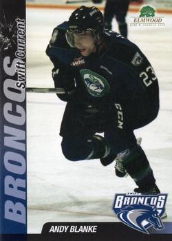 2011-12 Swift Current Broncos (WHL) #NNO Andy Blanke Front