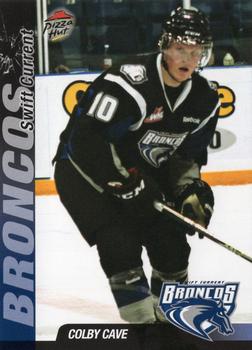 2011-12 Swift Current Broncos (WHL) #NNO Colby Cave Front