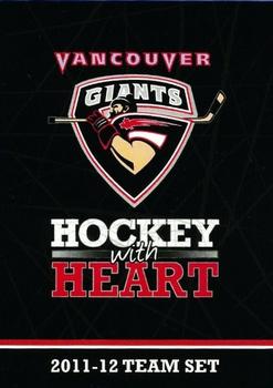2011-12 Vancouver Giants (WHL) #NNO Header Card Front