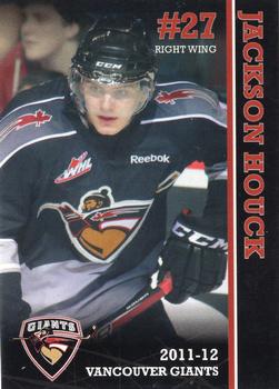 2011-12 Vancouver Giants (WHL) #NNO Jackson Houck Front