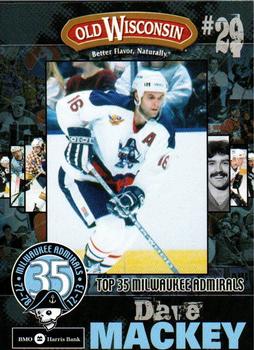 2012-13 Milwaukee Admirals (AHL) Top 35 Players #29 David Mackey Front