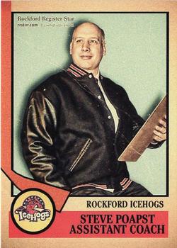 2012-13 Rockford Register Star Rockford IceHogs (AHL) #27 Steve Poapst Front