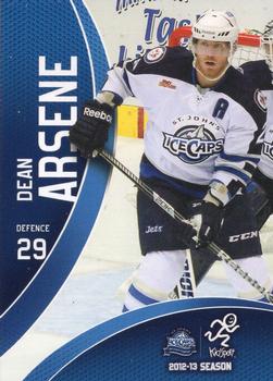 2012-13 Choice St. John's IceCaps (AHL) #NNO Dean Arsene Front