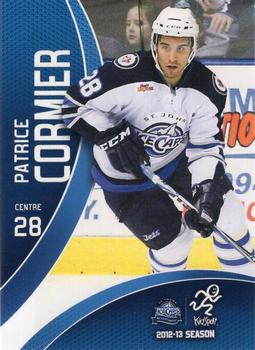2012-13 Choice St. John's IceCaps (AHL) #NNO Patrice Cormier Front