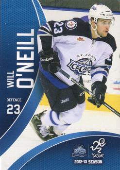 2012-13 Choice St. John's IceCaps (AHL) #NNO Will O'Neill Front