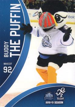 2012-13 Choice St. John's IceCaps (AHL) #NNO Buddy the Puffin Front