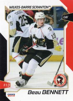 2012-13 Choice Wilkes-Barre/Scranton Penguins (AHL) #1 Beau Bennett Front