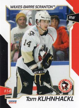 2012-13 Choice Wilkes-Barre/Scranton Penguins (AHL) #11 Tom Kuhnhackl Front