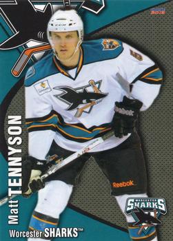 2012-13 Choice Worcester Sharks (AHL) #6 Matt Tennyson Front