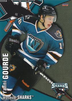 2012-13 Choice Worcester Sharks (AHL) #19 Yanni Gourde Front