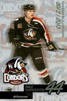 2012-13 Bakersfield Condors (ECHL) #NNO Dale Warkentin Front