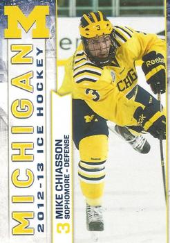2012-13 Michigan Wolverines (NCAA) #NNO Mike Chiasson Front