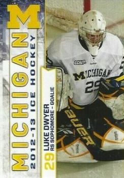 2012-13 Michigan Wolverines (NCAA) #NNO Luke Dwyer Front